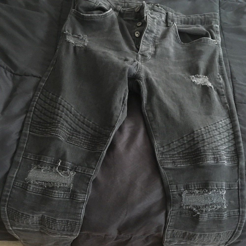 Zara biker jeans